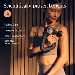 Theragun Prime five speeds with real-time pressure feedback for precision