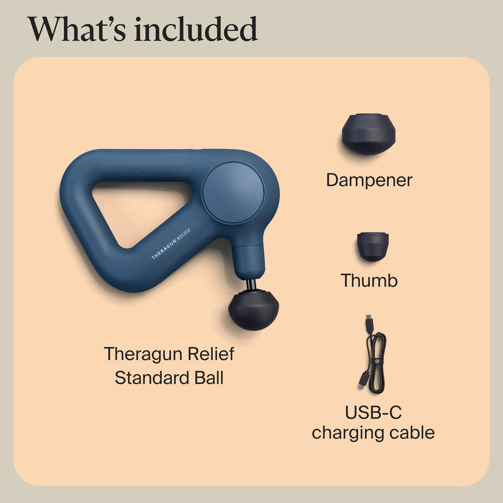 TheraGun Relief compact size suitable for travel