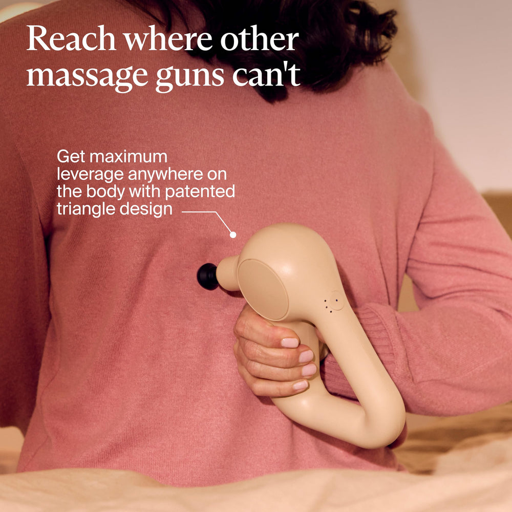 TheraGun Relief quiet-motor performance enables discreet use after workouts.