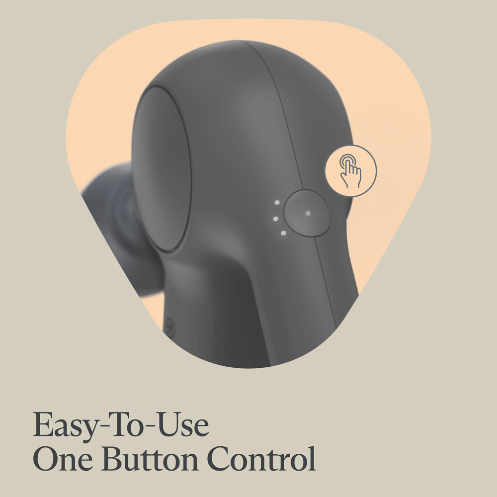 TheraGun Relief standard ball attachment enables full body massage