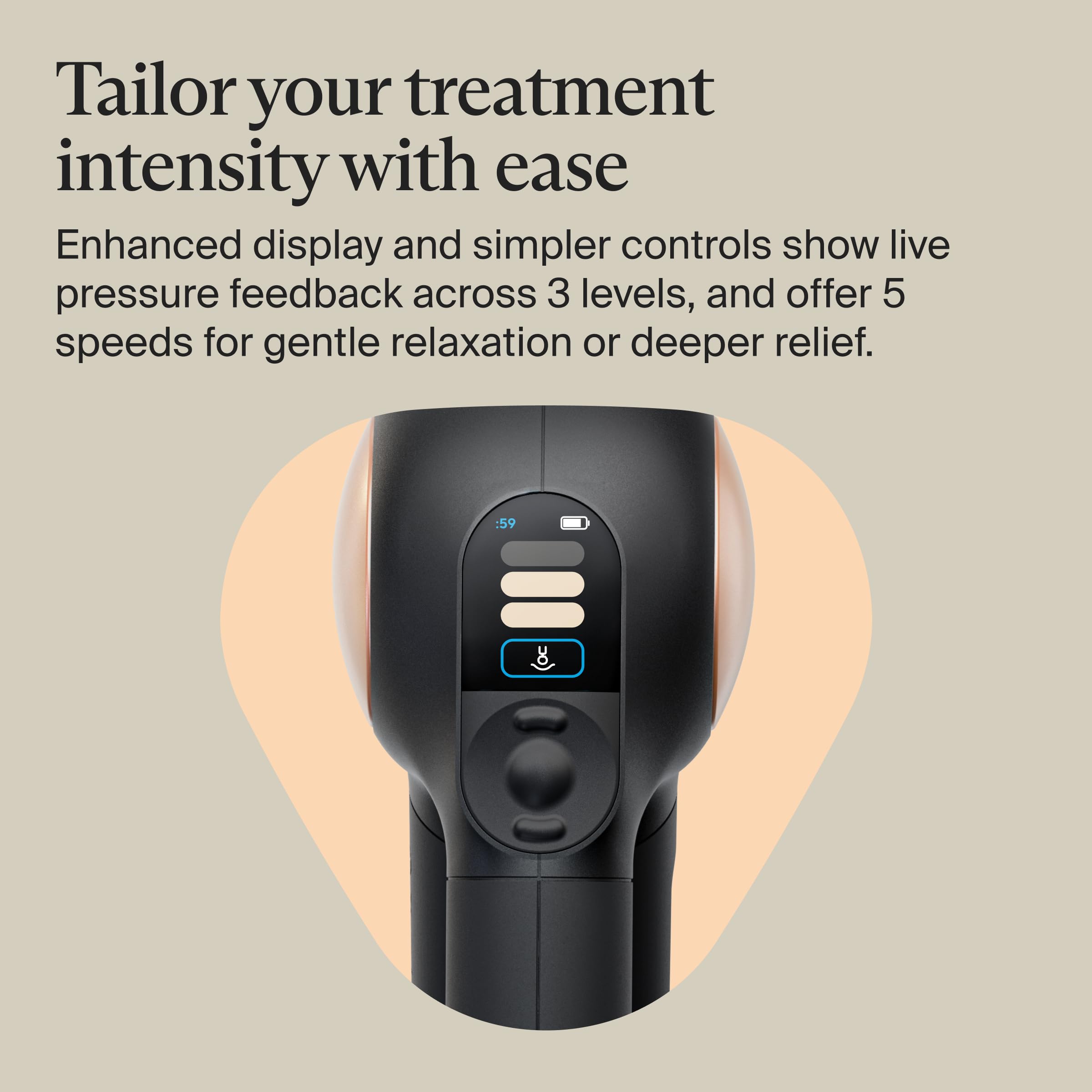 TheraGun Sense app with Coach provides guided routines.