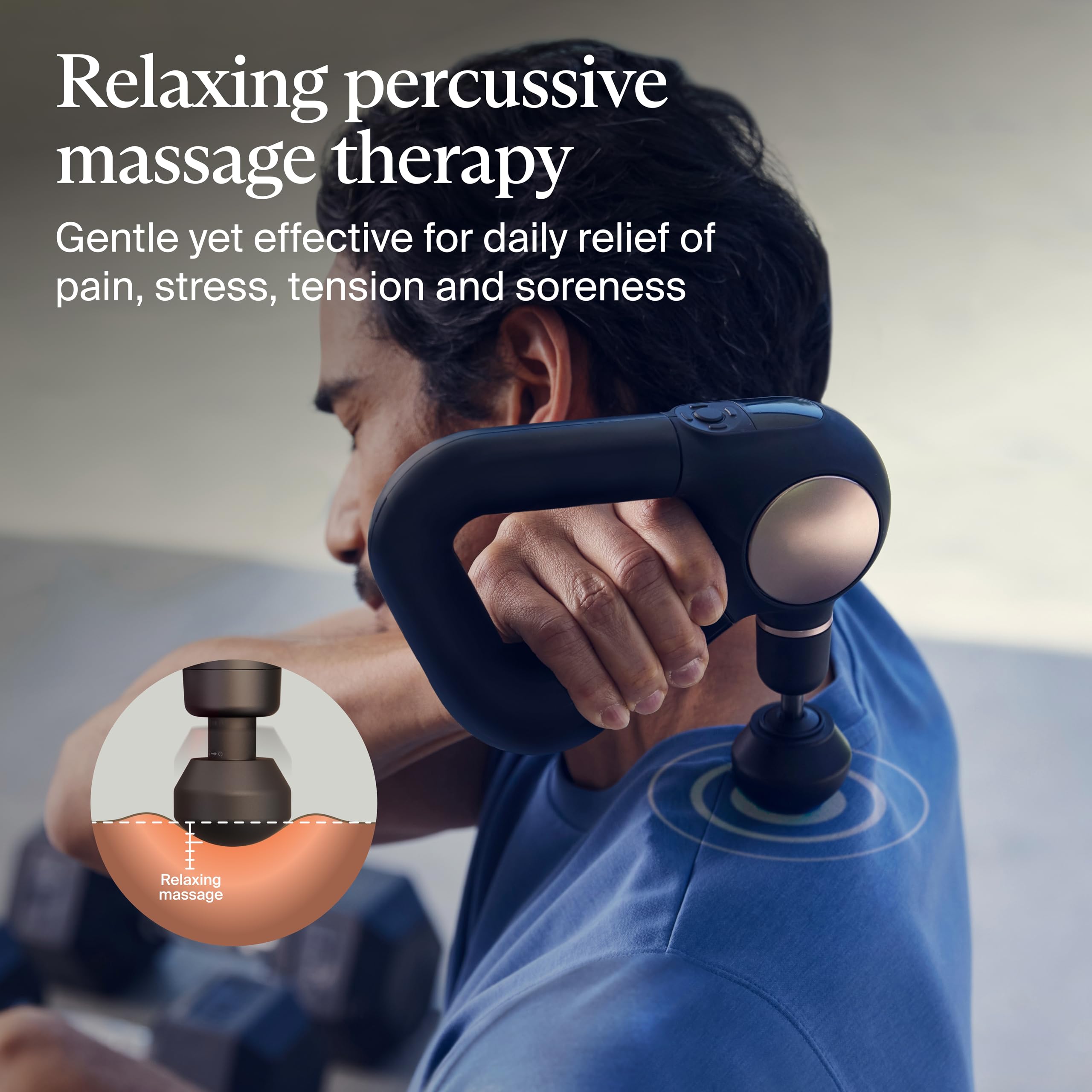 TheraGun Sense standard ball attachment for full-body relief