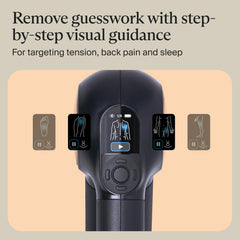 TheraGun Sense thumb attachment targets lower back knots