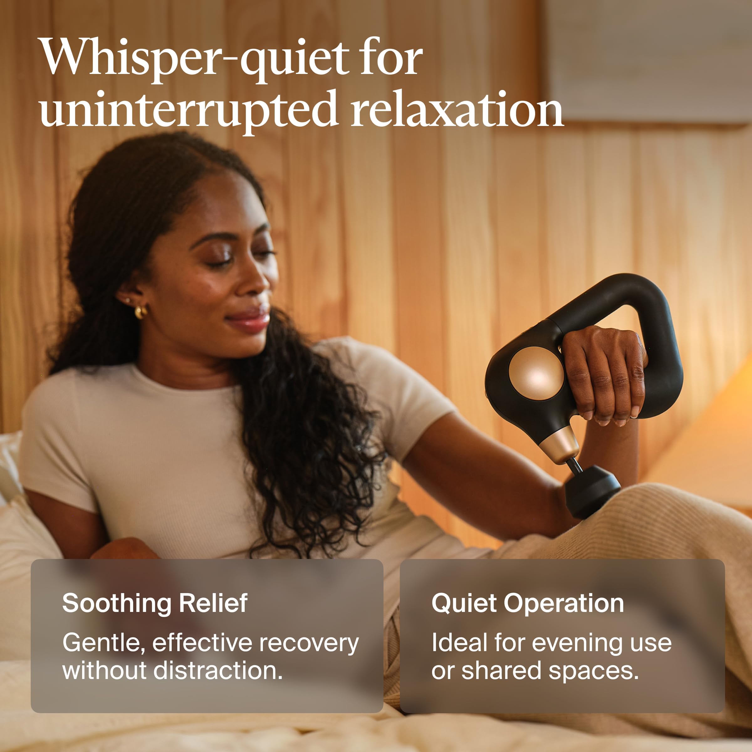 TheraGun Sense standard ball attachment for full-body care.