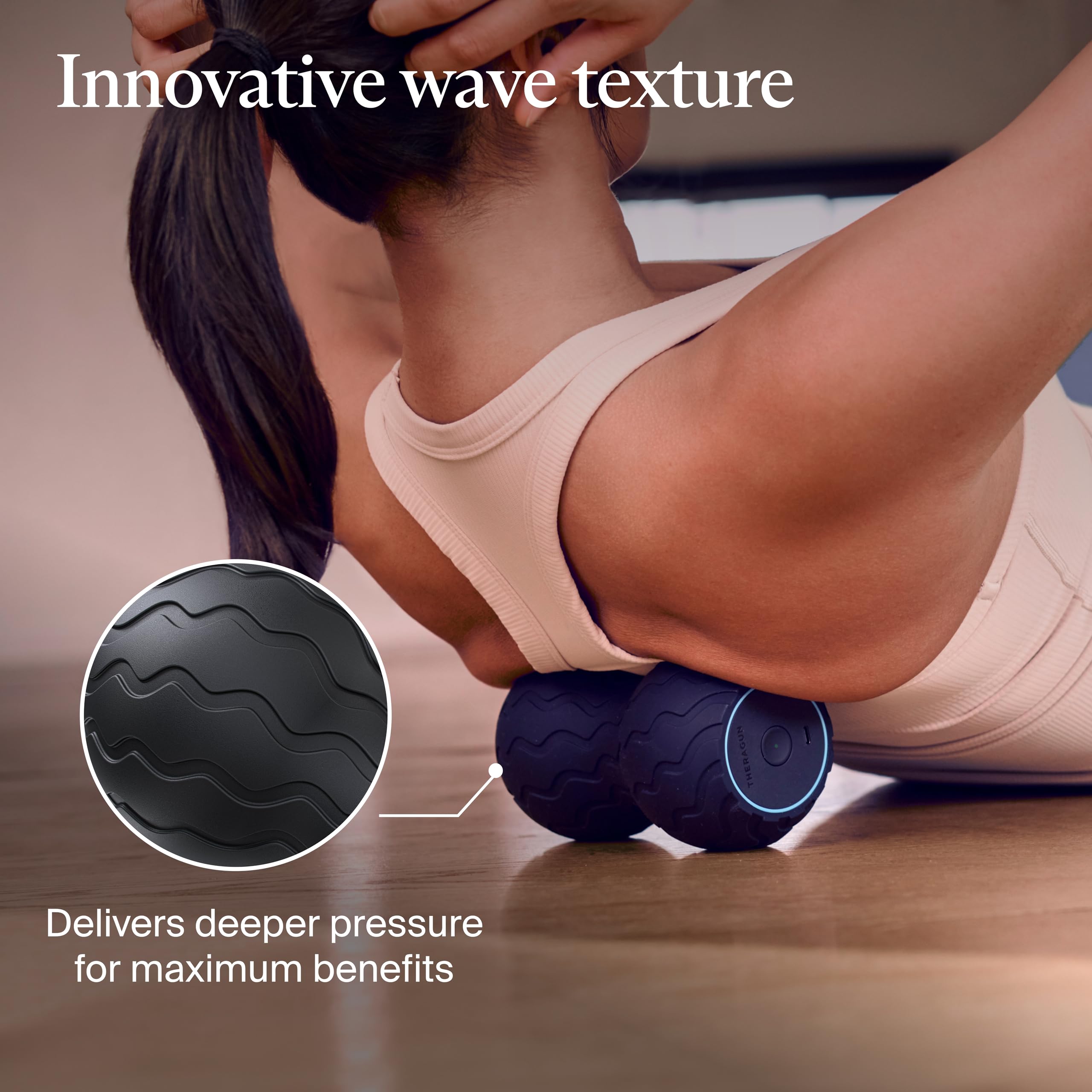 Protective carrying pouch included for travel-friendly use of WaveDuo.