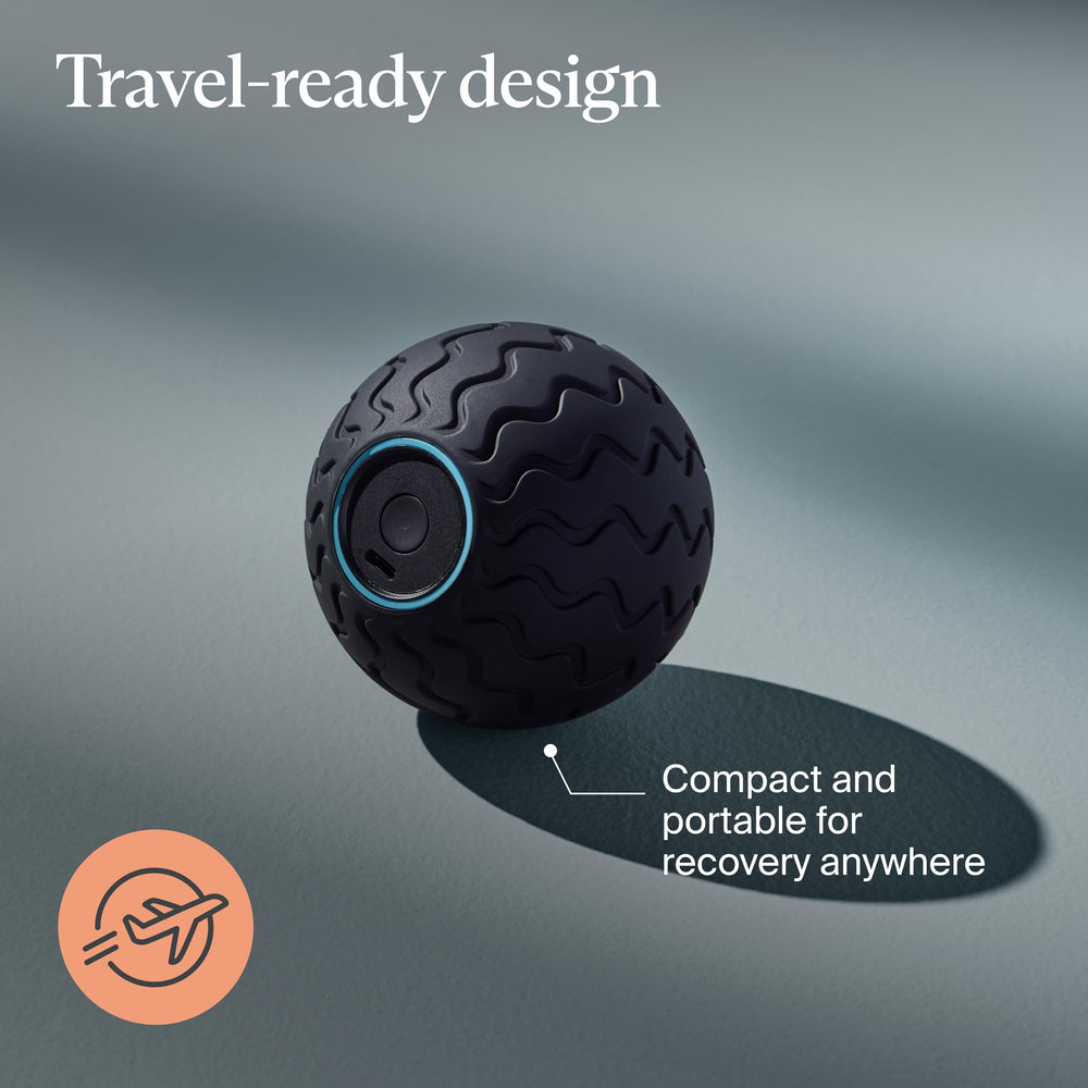TheraGun WaveSolo silicone wave grooves add targeted pressure.
