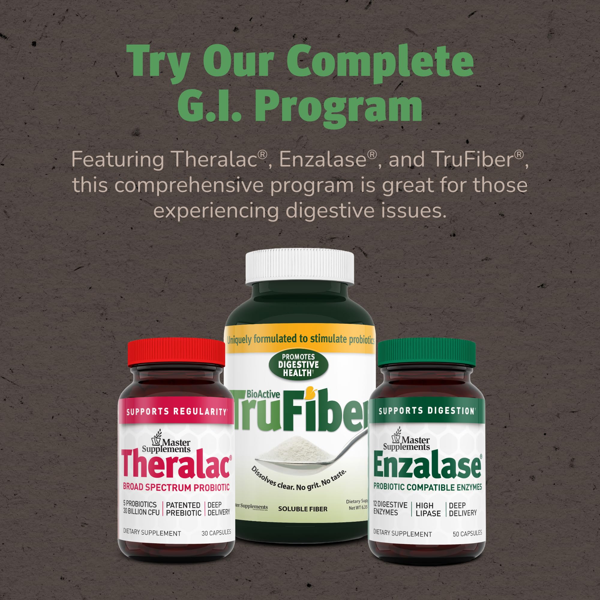 Theralac daily use on kitchen shelf suggests routine gut wellness.