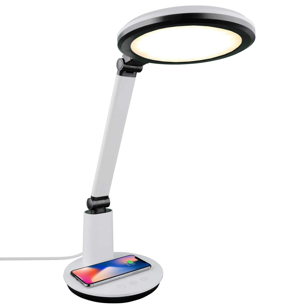 Theralite Halo lamp delivers 10,000 lux mood light for daytime energy.