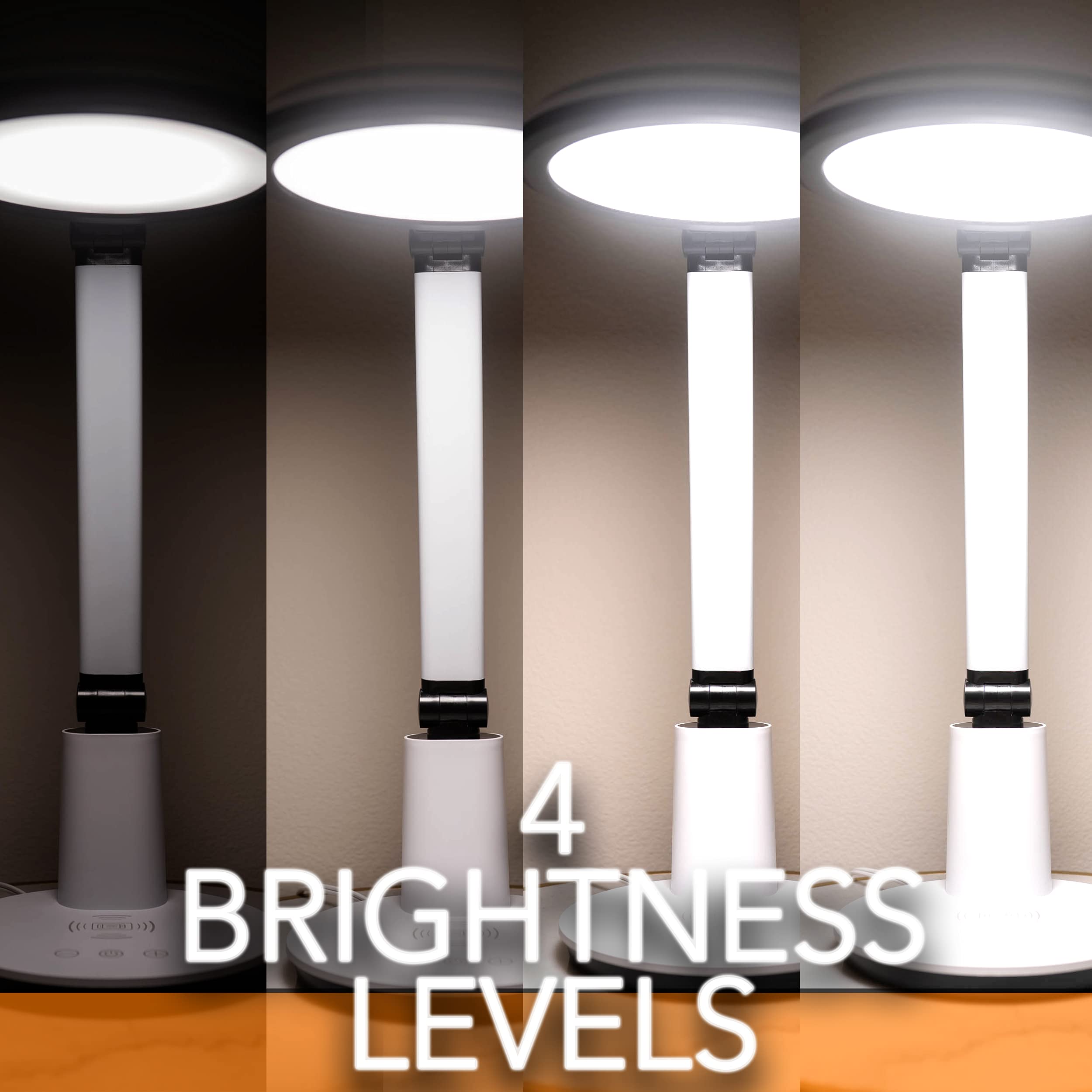 Mood-light function from Theralite Halo creates a calming ambiance.