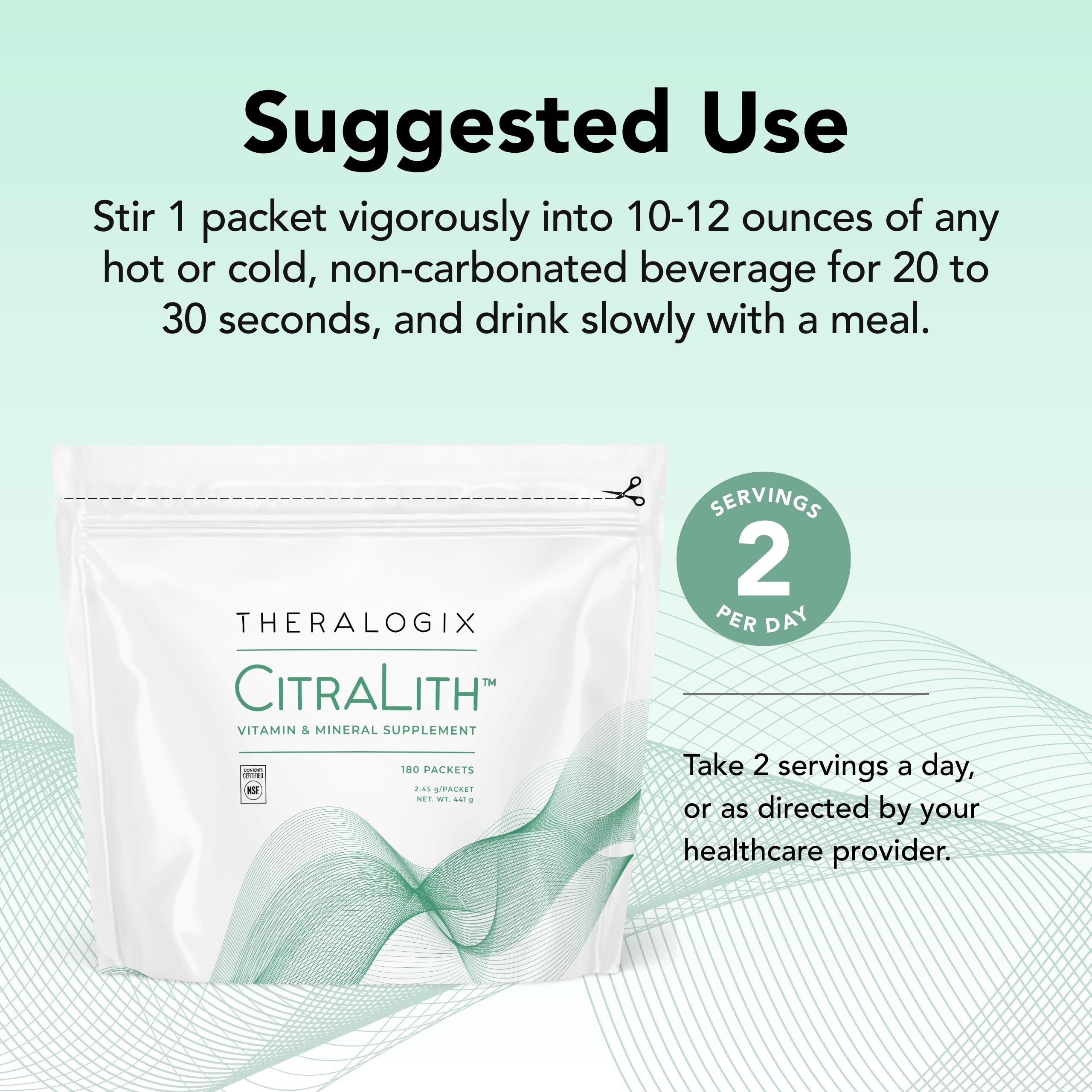 Theralogix CitraLith NSF-certified packaging highlighting tested potency