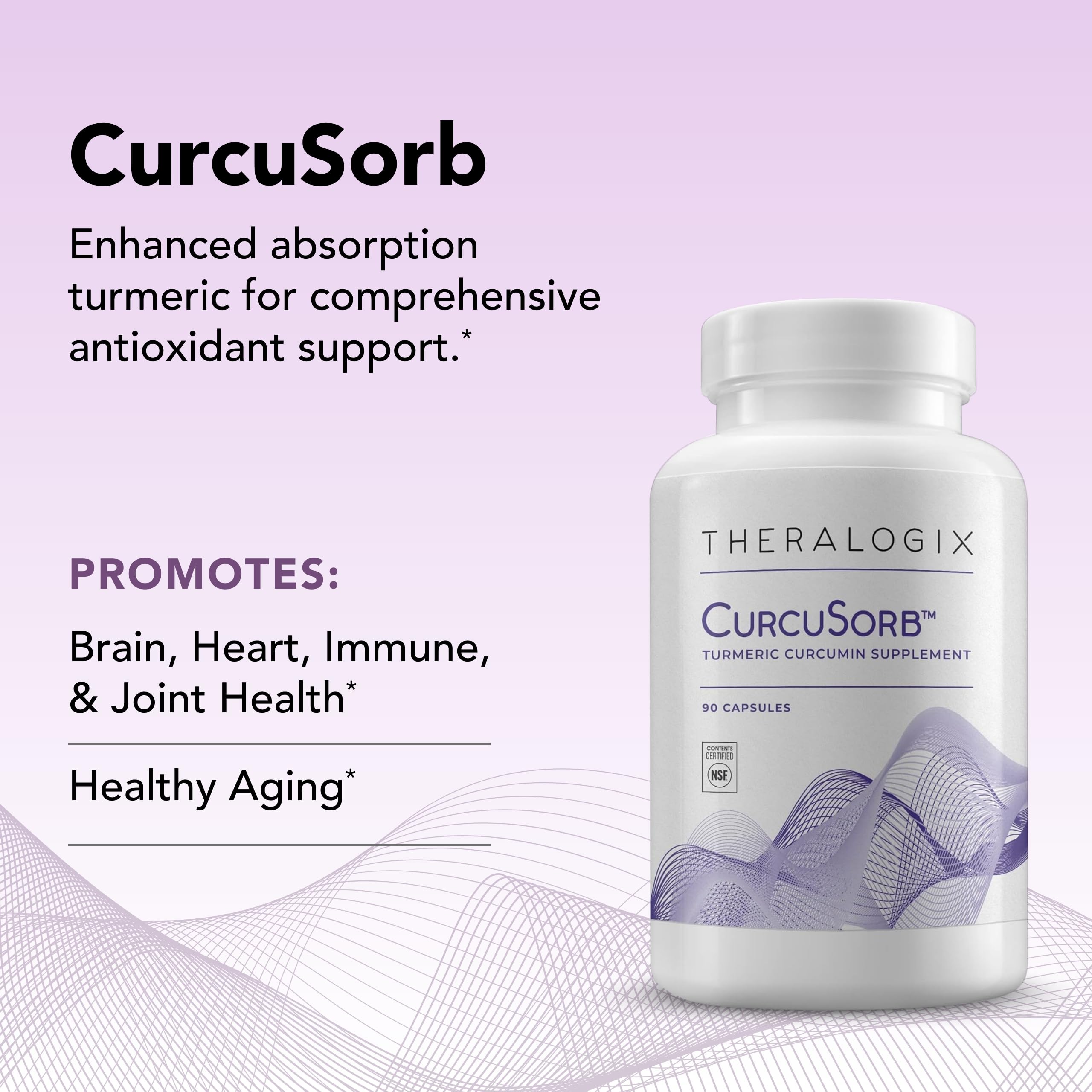 Theralogix CurcuSorb absorption graphic illustrating high bioavailability.