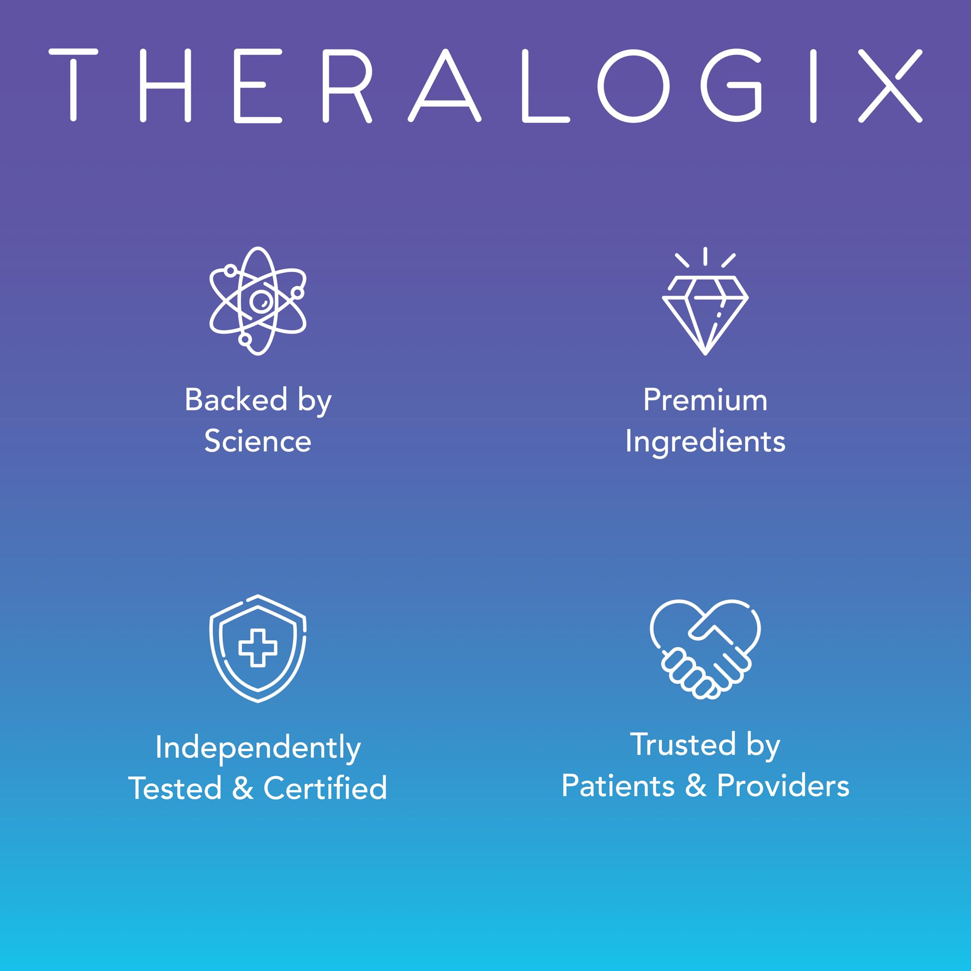 Third-party testing seal reassures quality and purity.