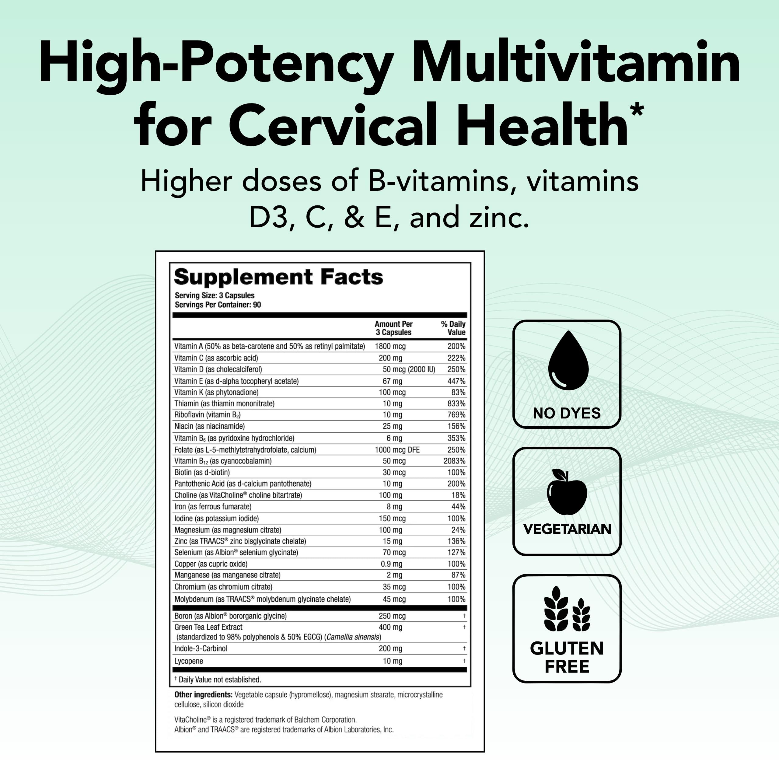 Theralogix ProCerv HP capsules close-up for daily immune support.