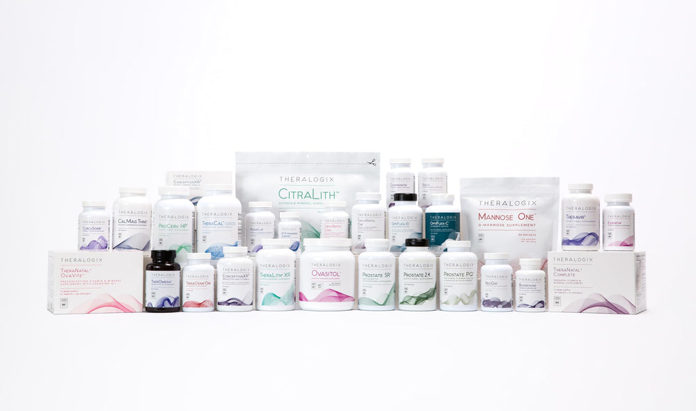 Theralogix ProCerv HP packaging on counter suggesting easy daily routine.