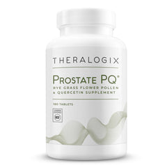 Theralogix Prostate PQ bottle front view highlighting daily antioxidant support.
