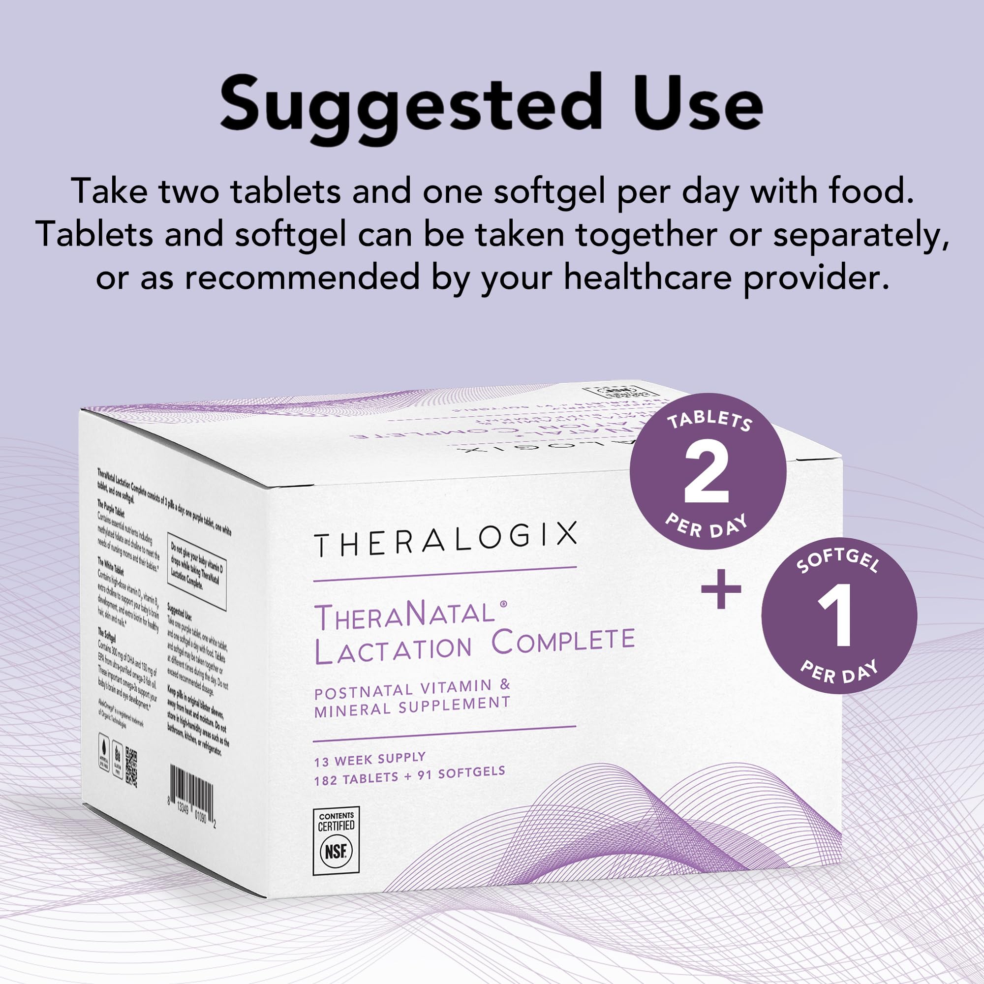Theralogix TheraNatal vitamin D3 focus highlighting 160 mcg for maternal wellness
