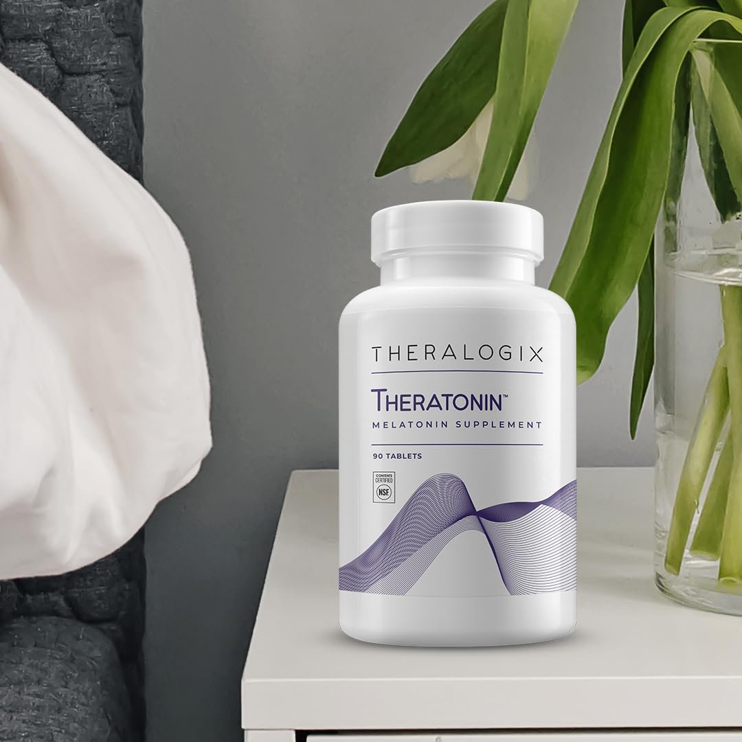 Theratonin vegan and gluten-free formulation for mindful choices.
