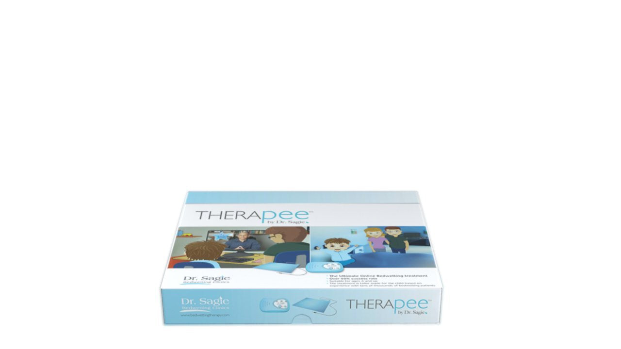 TheraPee online program interface guides caregivers and patients through steps.