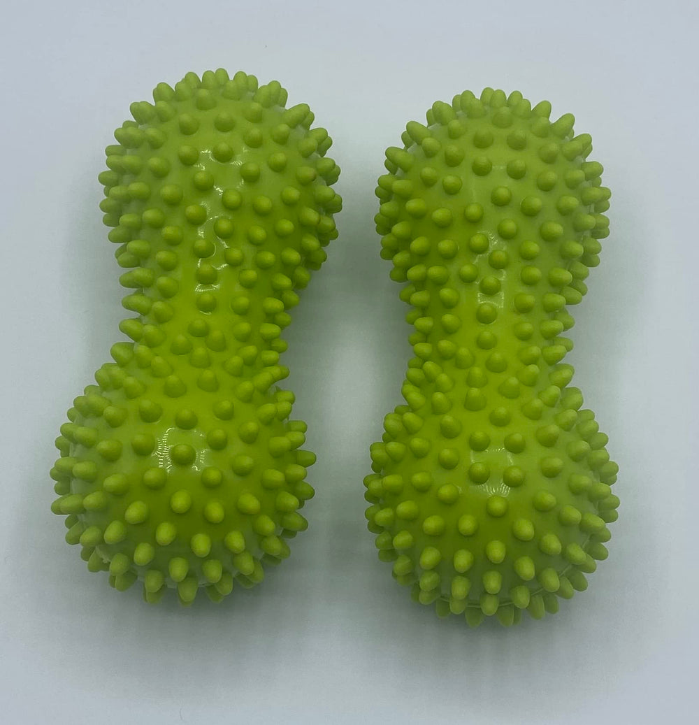 Therapist's Choice acupressure peanut ball for hands and feet reflexology.