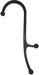 Therapist's Choice pressure point hook cane front view for targeted muscle relief and self-massage.