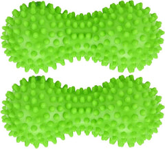 Therapist's Choice soft spiky peanut ball green for foot massage and acupressure.