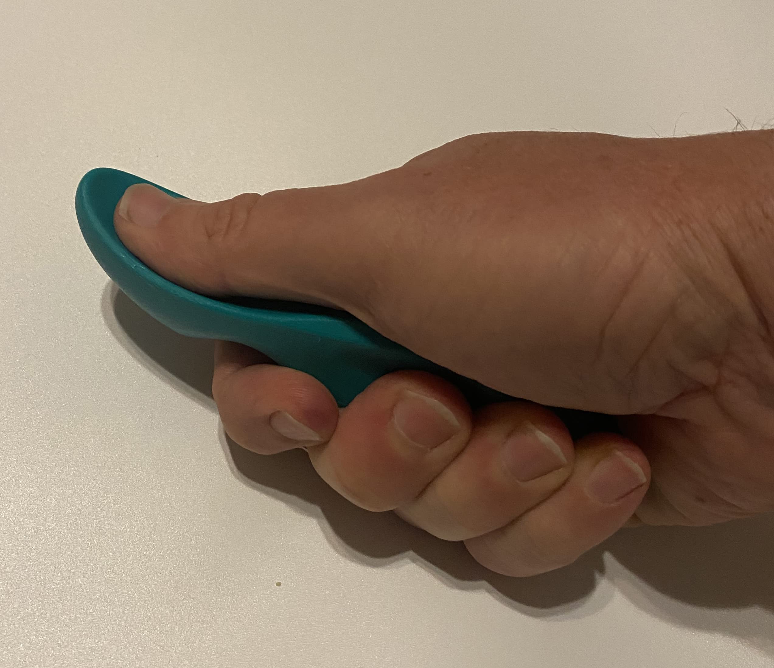Therapist's Choice Thumb Protector snug fit supports trigger point work with control.