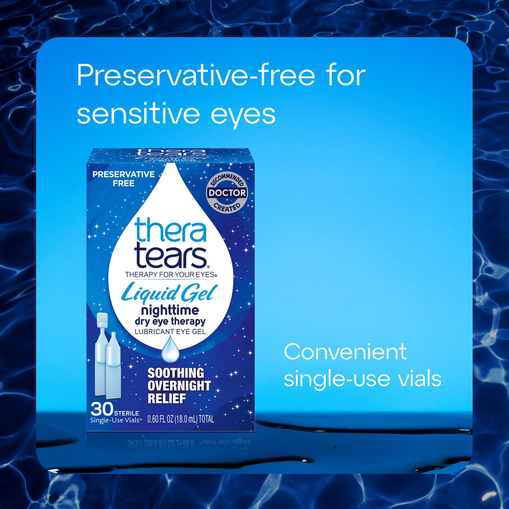 TheraTears four times more active ingredient enhances lubrication.