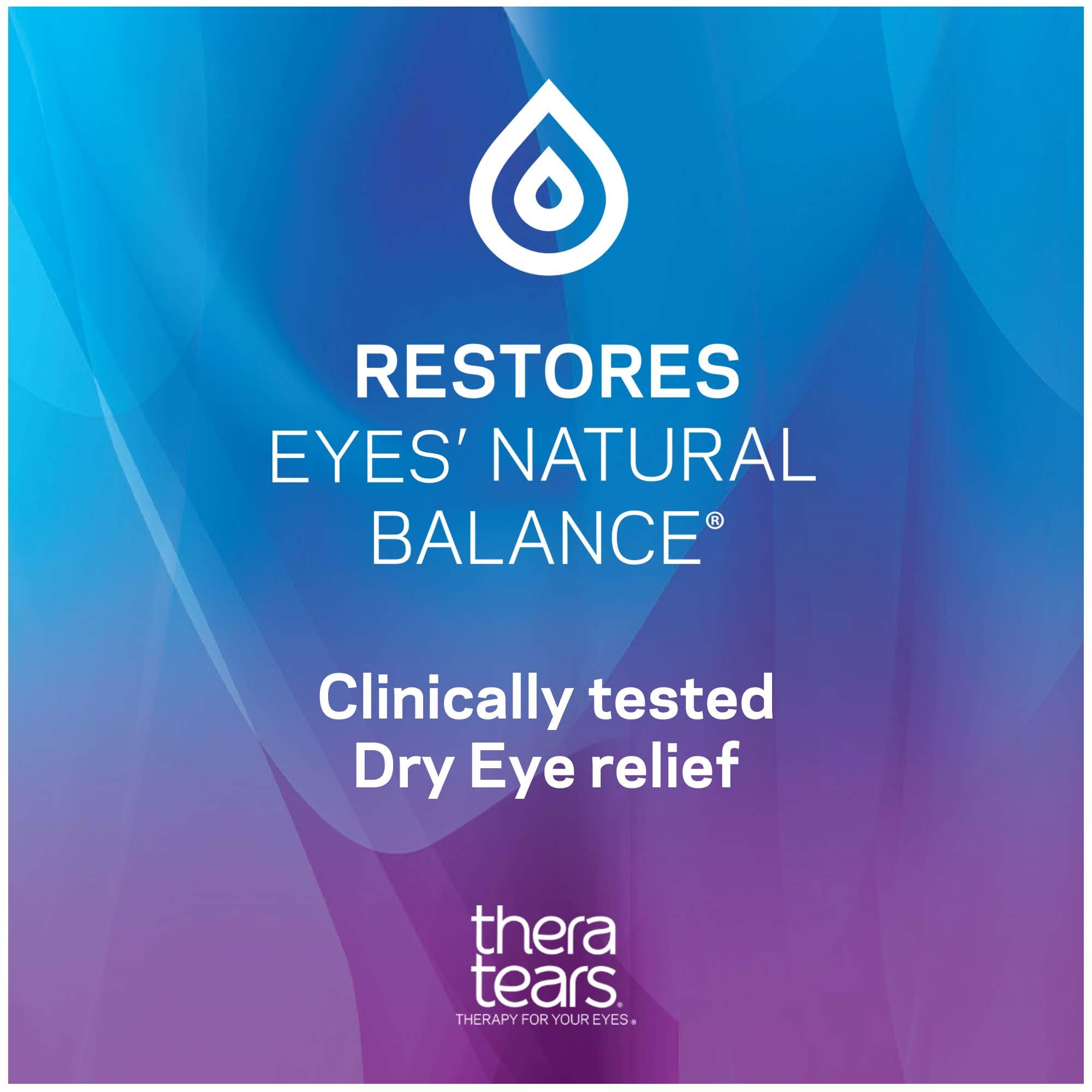 TheraTears electrolyte formula supports natural tear balance