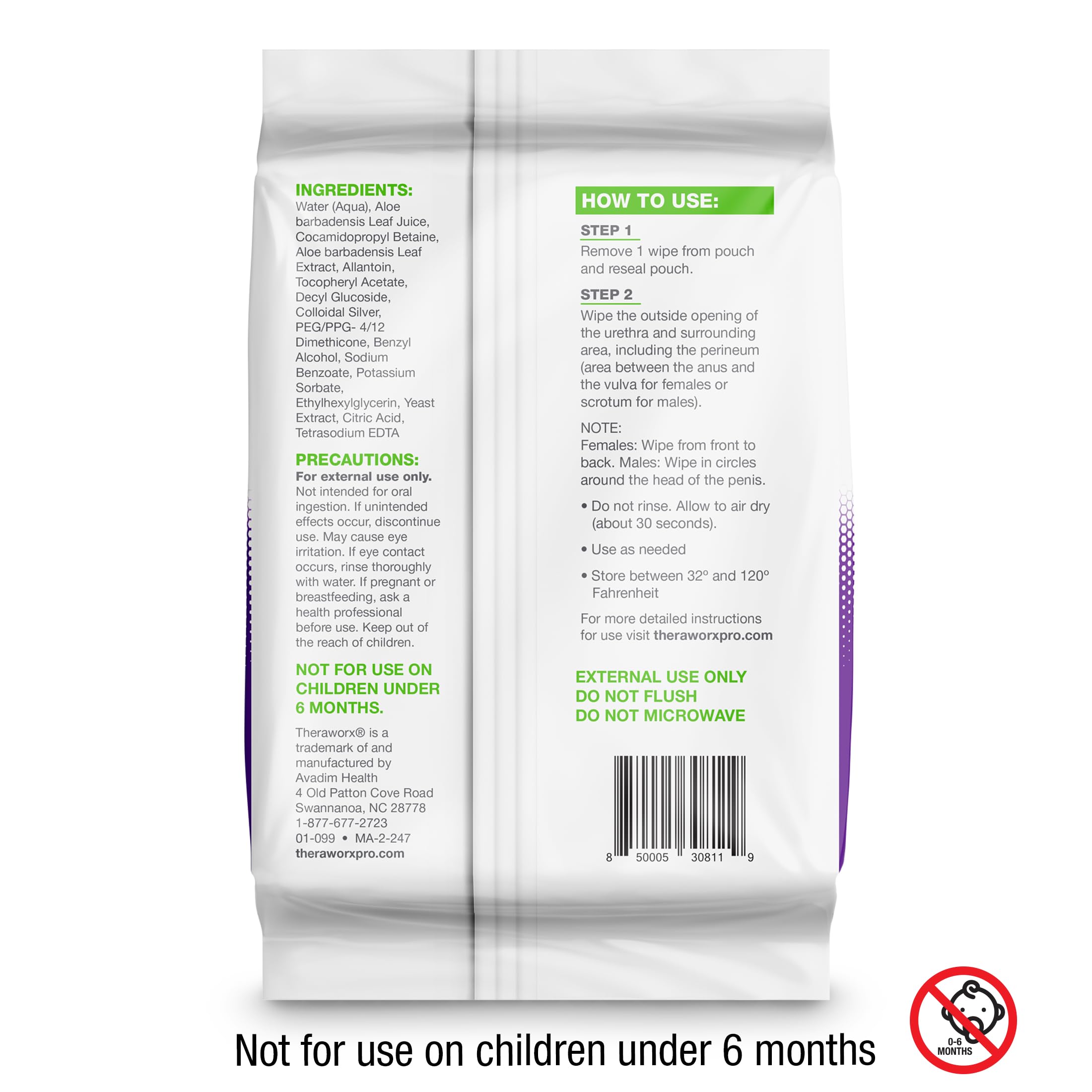 Theraworx Protect wipes dispensing action demonstrates convenient use during activities.