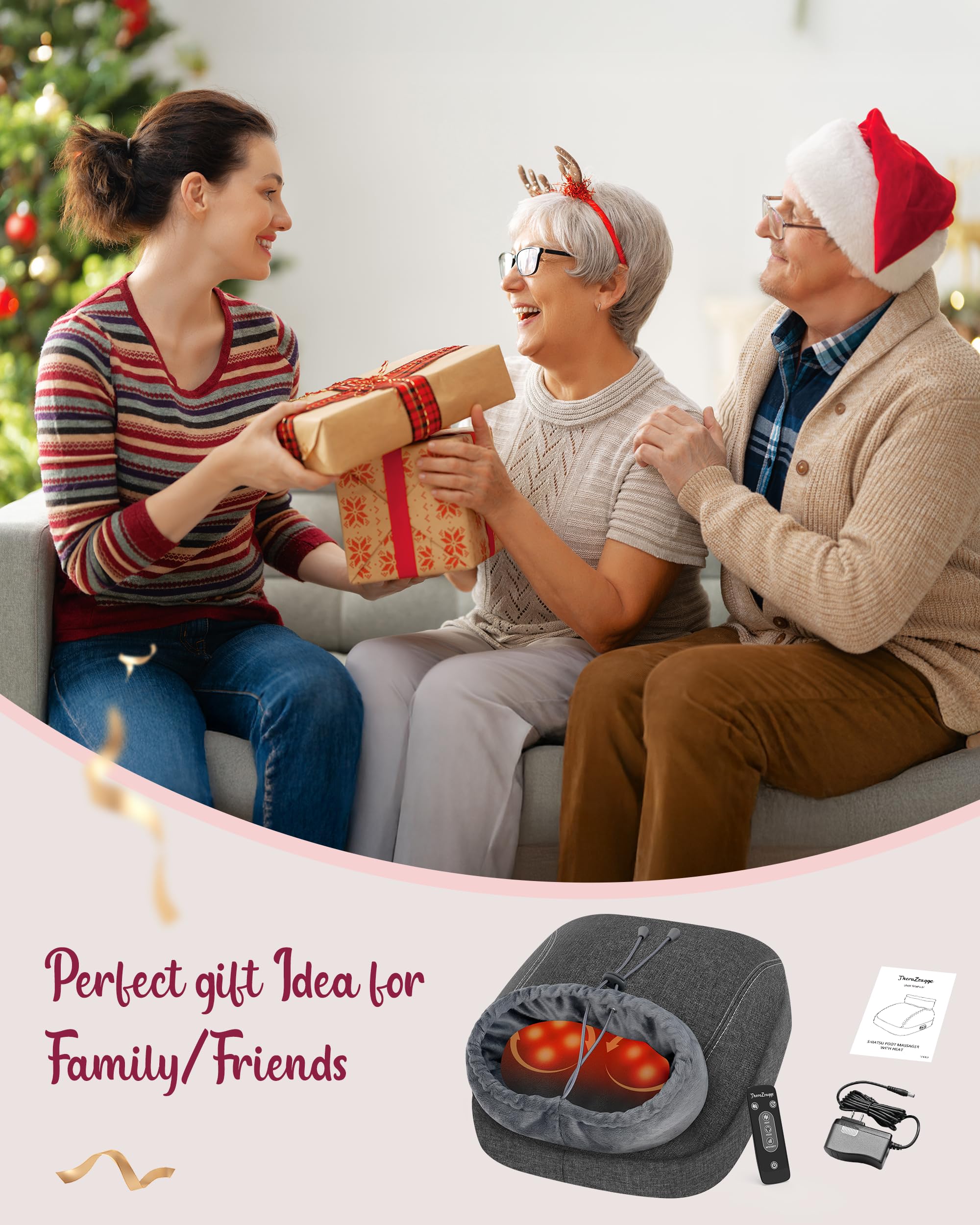 TheraZzagge makes a gift-ready massager for loved ones.