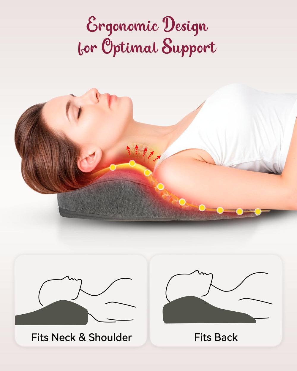 THERAZZAGGE massager straps secure fit on most chairs.