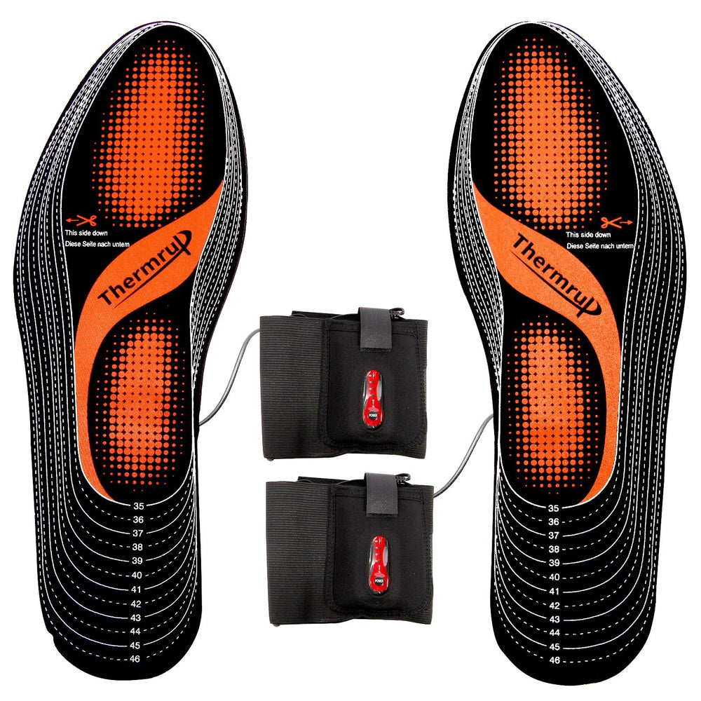 Thermrup electric heated insole delivers heel-to-toe warmth for all-day comfort.