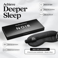 TheSleepGuard packaging with mask highlights premium travel companion