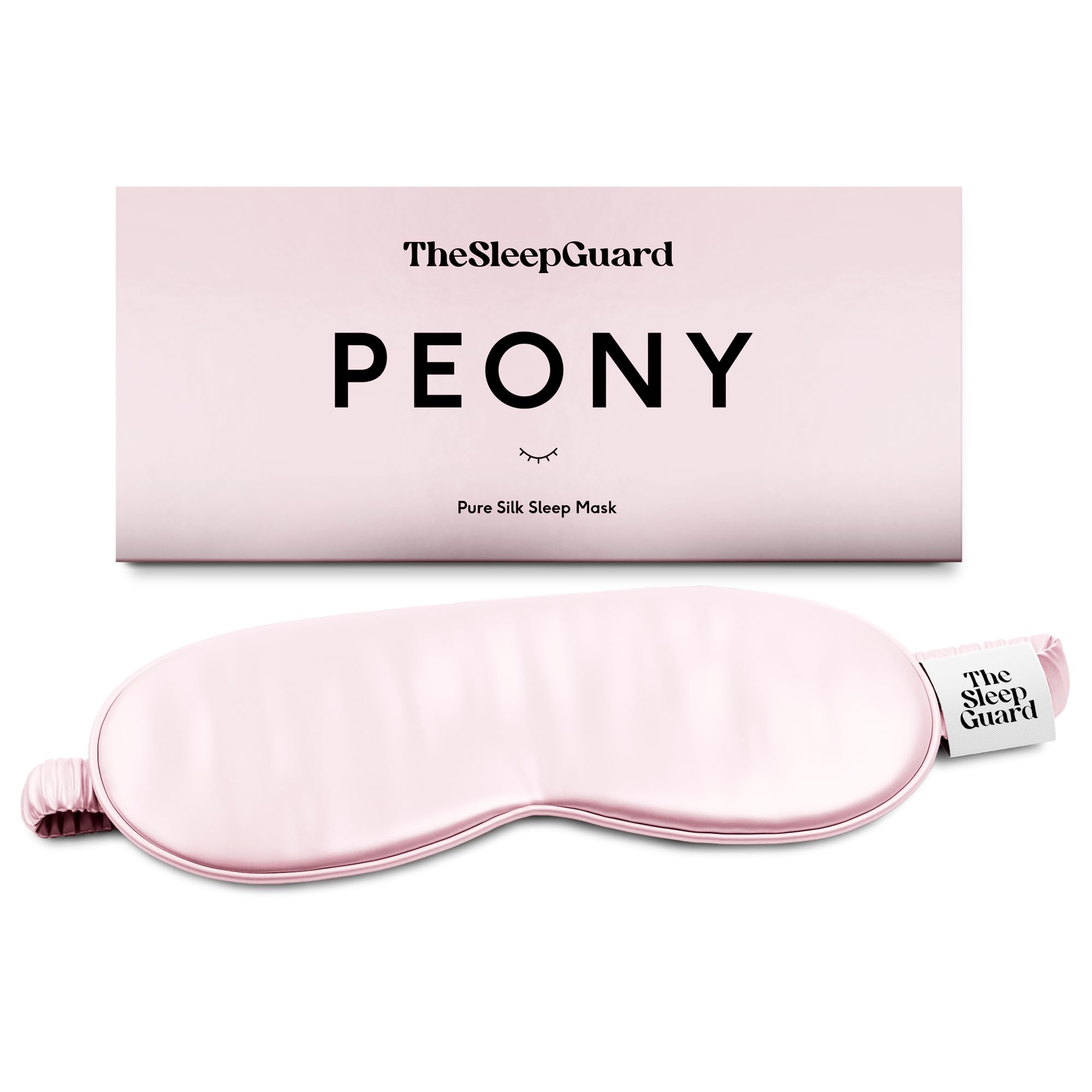 TheSleepGuard pure silk sleep mask in black blocks light for deeper rest.