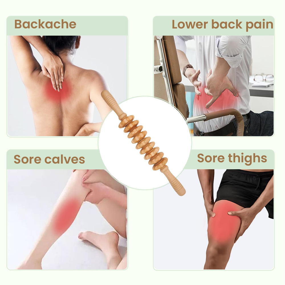 Thetsify handheld muscle roller 5.9in for targeted arm and calf relief