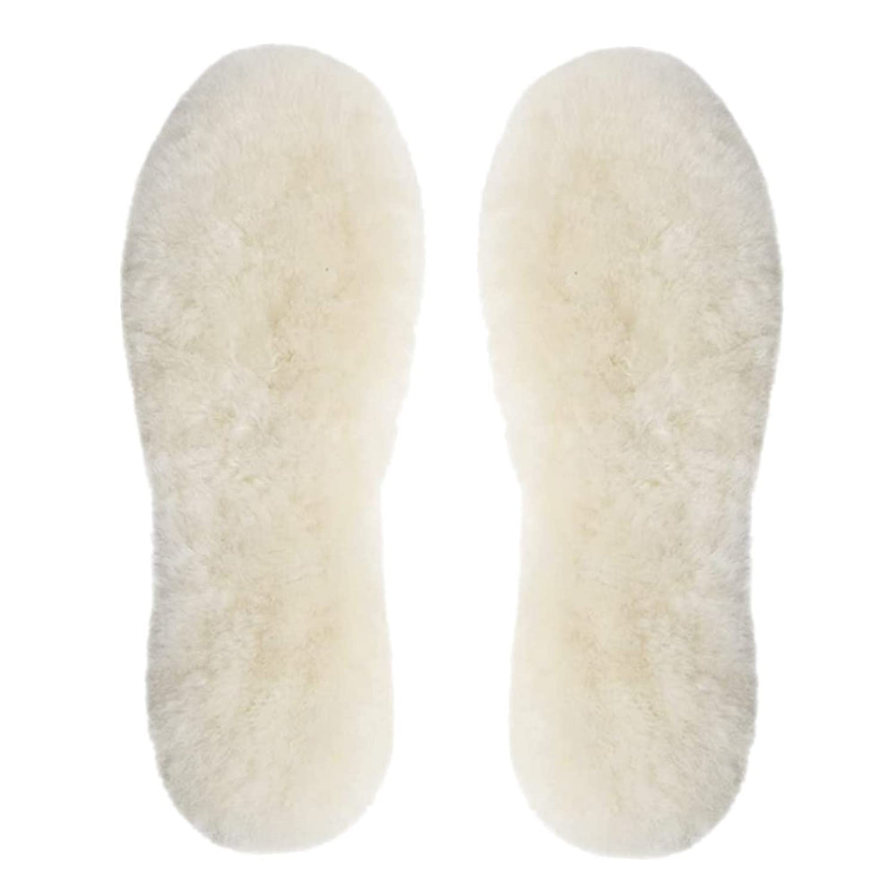 Thieaudio sheepskin insoles closeup show 30mm thick warmth and plush texture