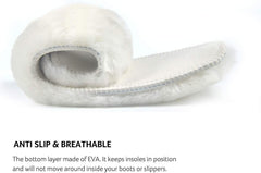 Thieaudio sheepskin insoles soft cozy lambskin add warmth and comfort.