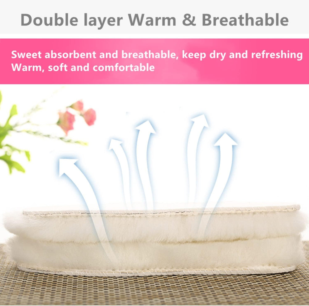 Thieaudio sheepskin insoles universal fit suitable for boots and slippers.