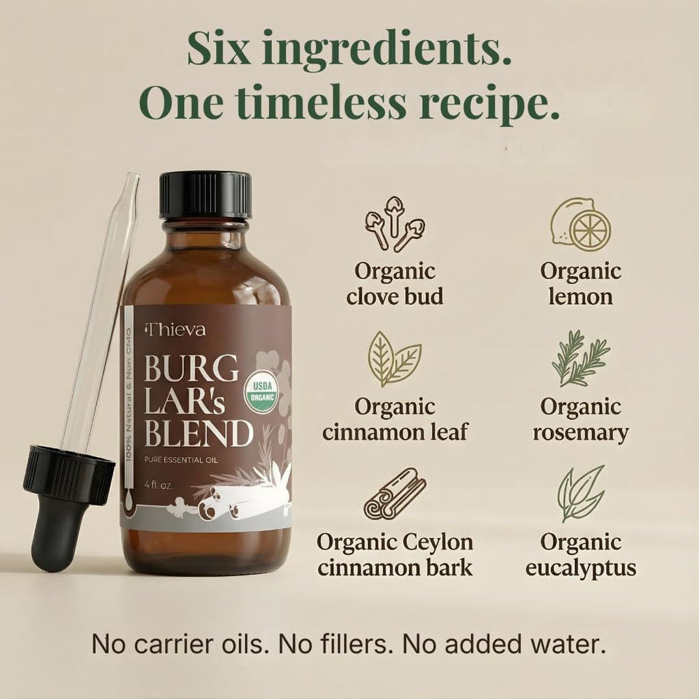 THIEVA Immunity clove oil vial ready for seasonal spice blends