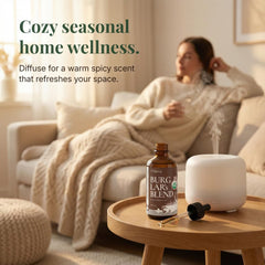 THIEVA Immunity diffuser setup showing aroma diffusion in a living space