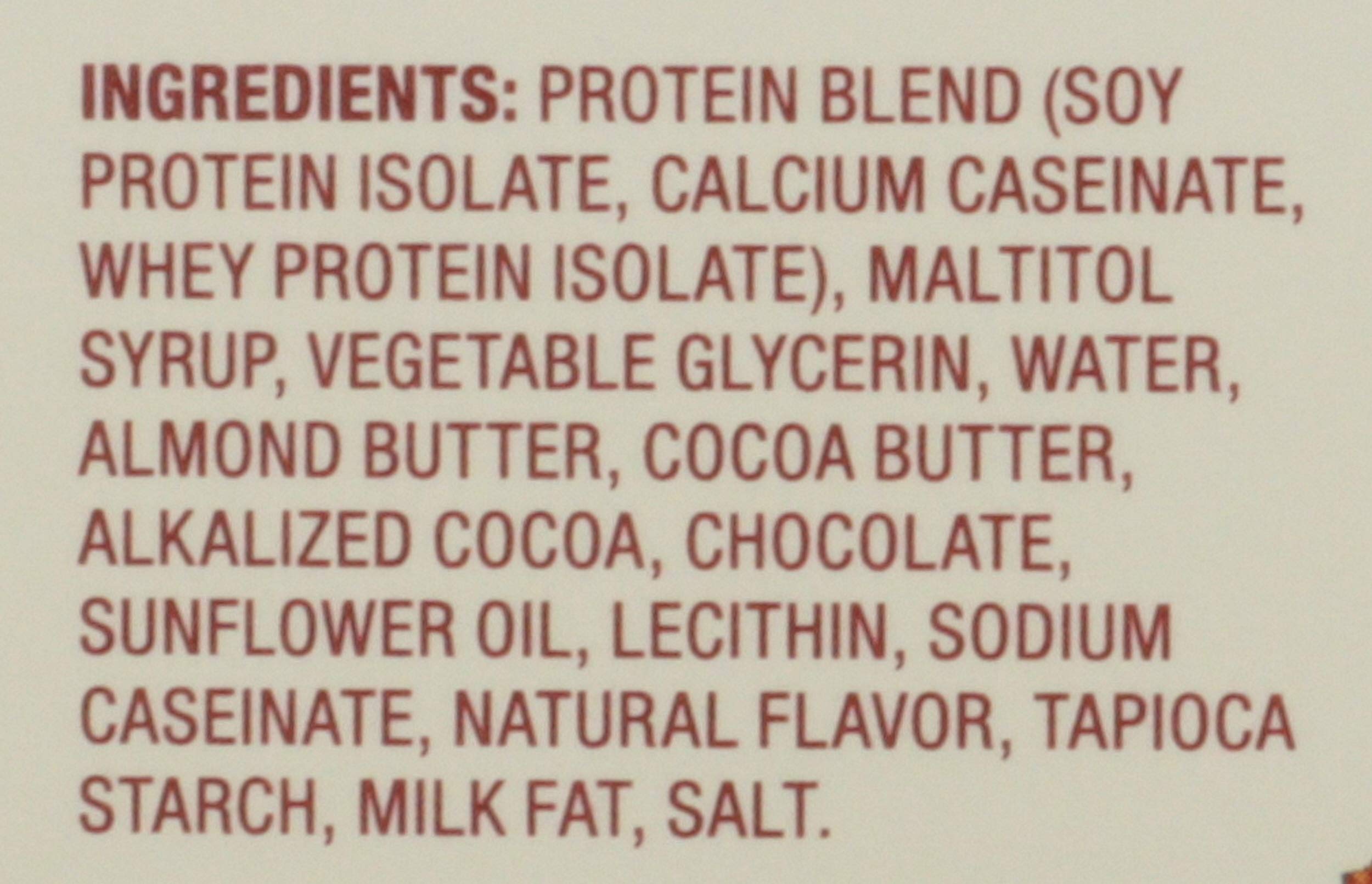 thinkThin brownie crunch bar packaging closeup highlights protein content