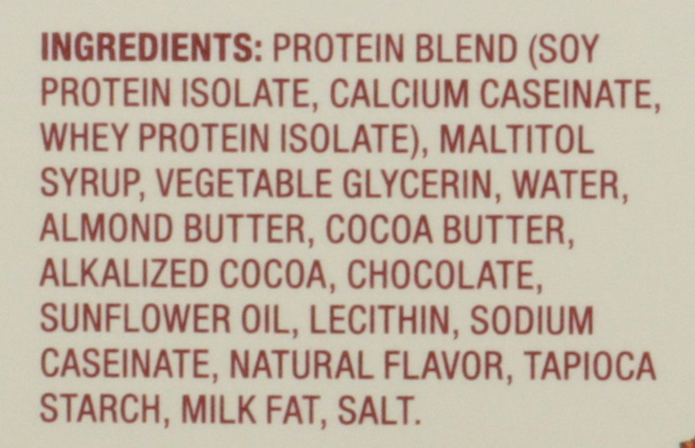 thinkThin brownie crunch bar packaging closeup highlights protein content