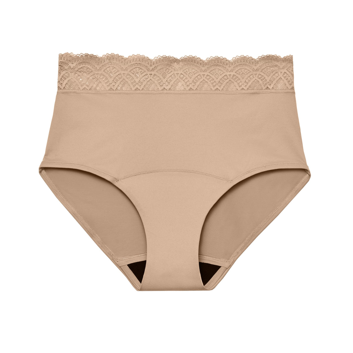 Thinx For All Leaks hi-waist underwear front view for discreet daily protection.