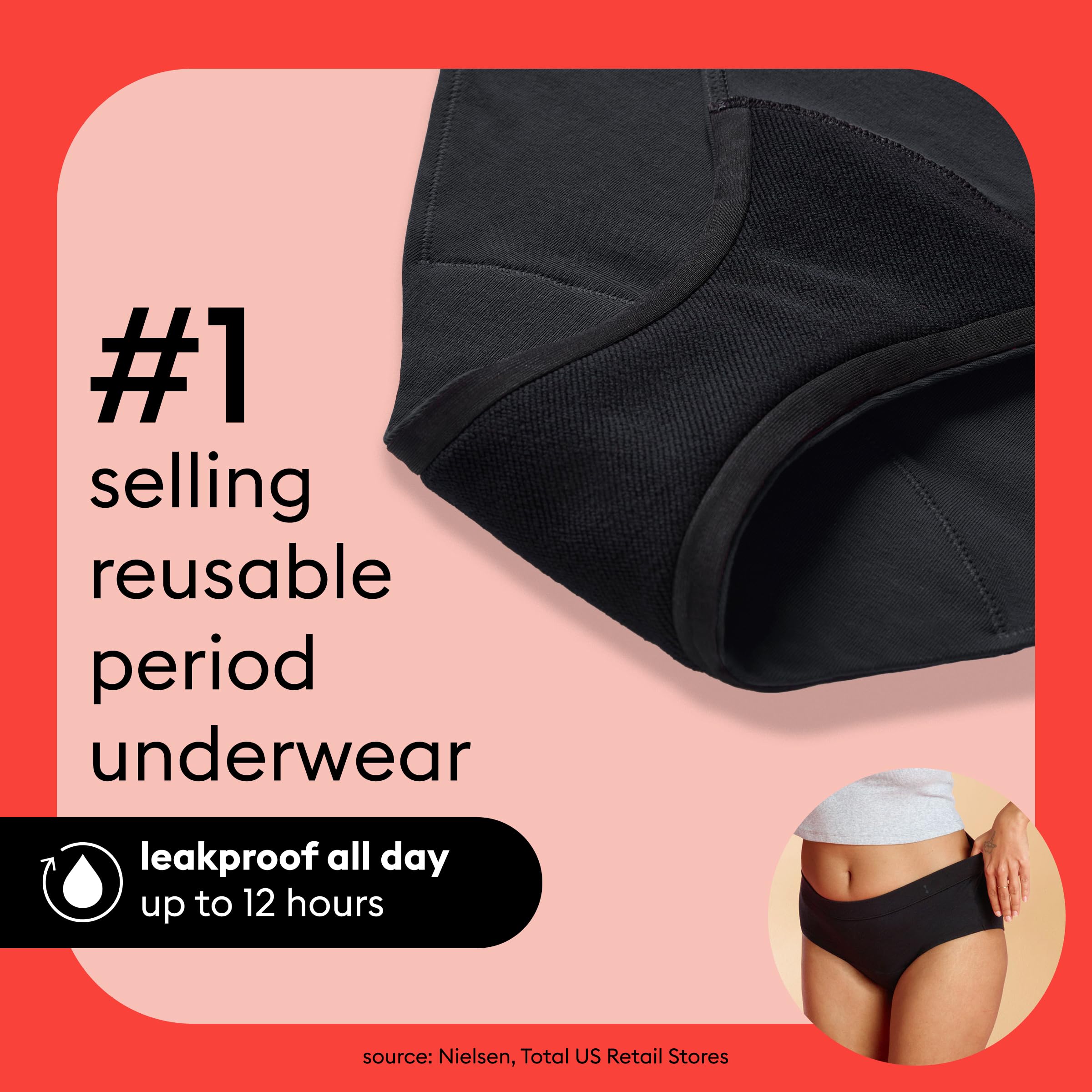 Reusable period underwear you can wash and reuse across weeks