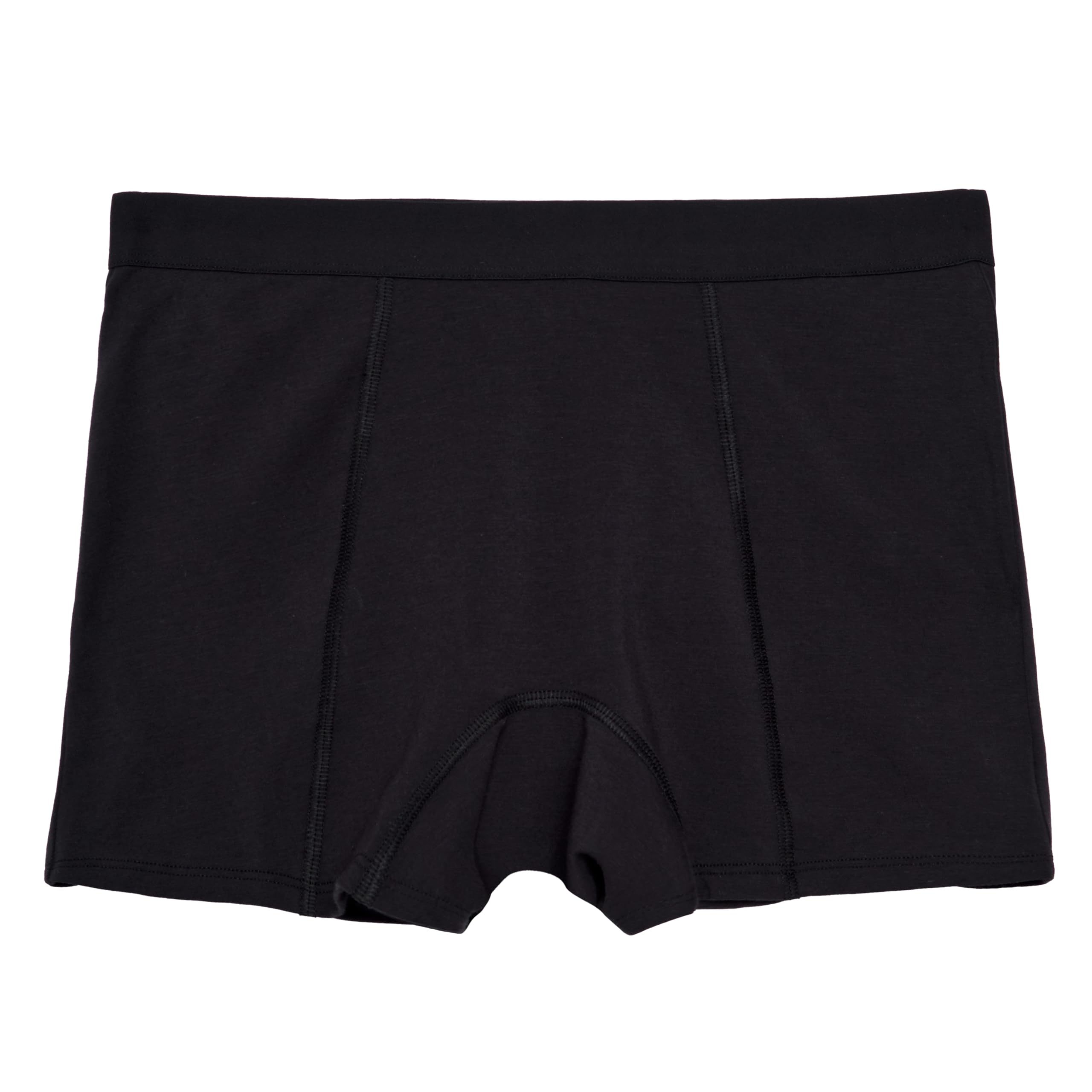 Thinx overnight boy-short fabric detail shows buttery-soft cotton blend for all-night comfort.