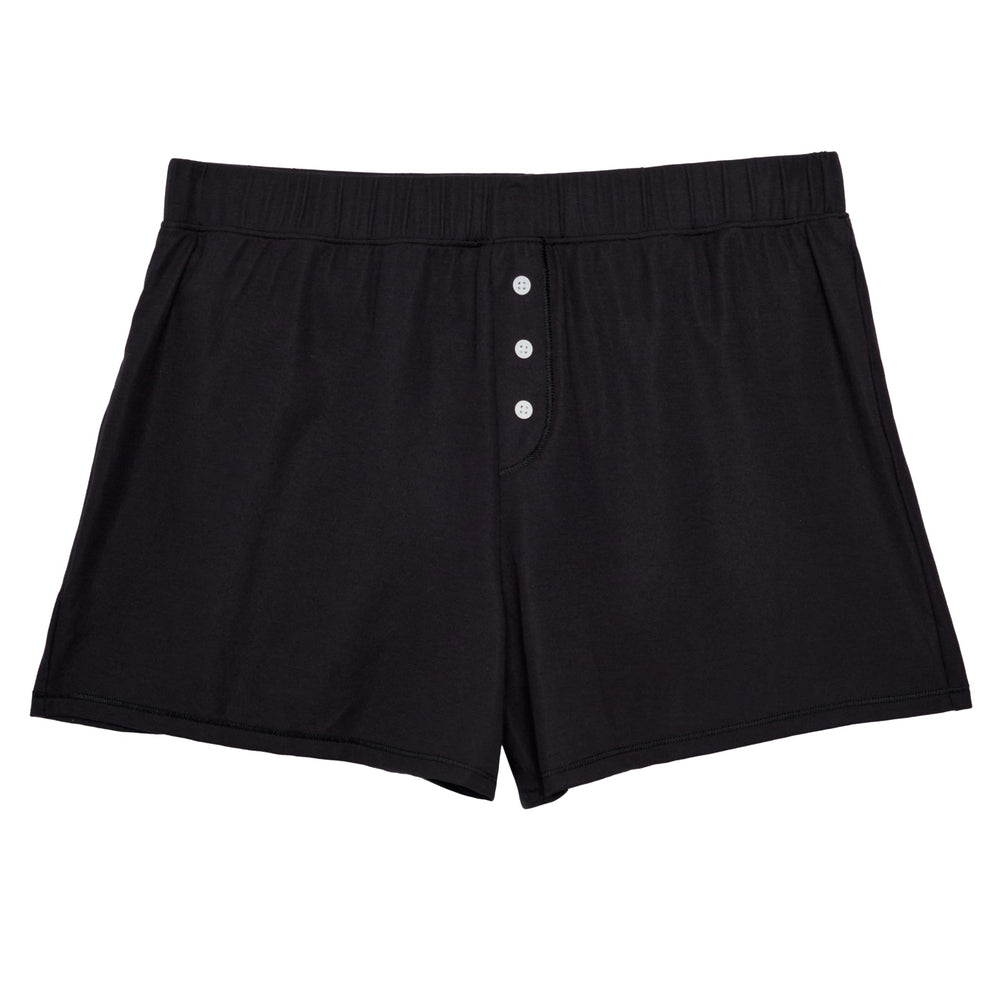 THINX Ultra-Soft Overnight Sleep-Shorts in black offer leakproof night protection.