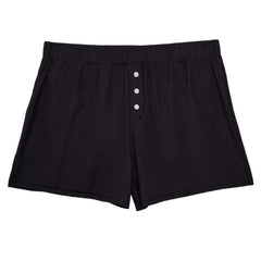 THINX Ultra-Soft Overnight Sleep-Shorts in black offer leakproof night protection.
