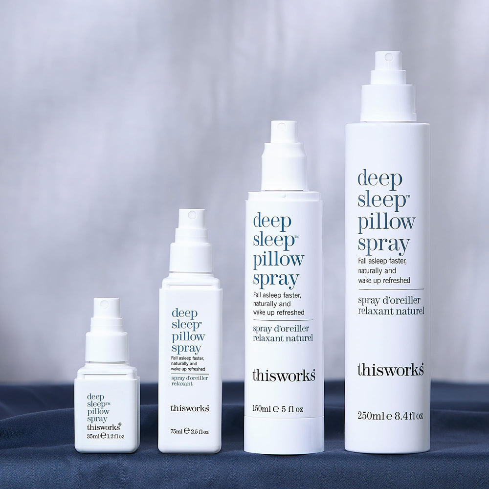 THISWORKS Deep Sleep packaging hints at a natural, relaxing night routine.