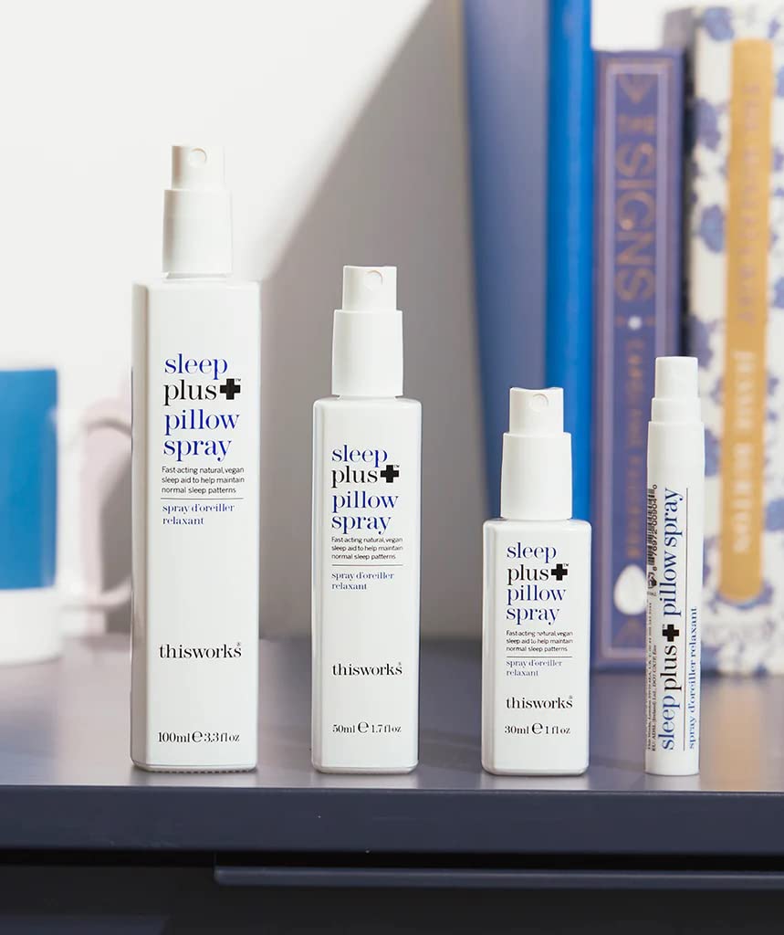 THISWORKS Sleep Plus Pillow Spray camomile close-up for calming aroma
