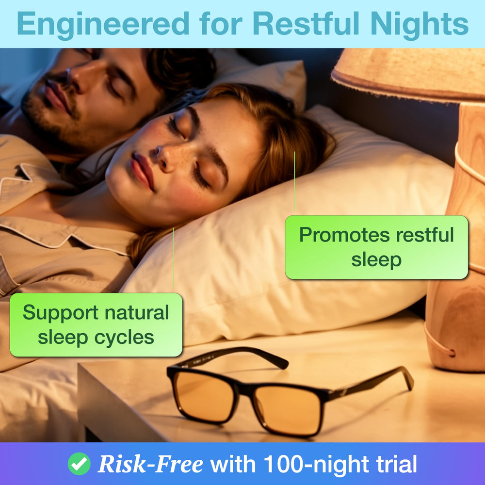 THL SLEEP orange tinted glasses ideal for computer work and gaming